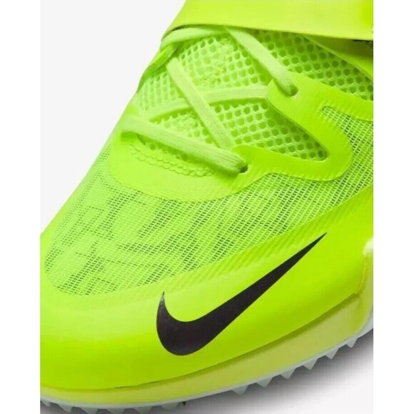 Nike Pole Vault Elite Track Spike Volt Black DR9926-700 Men's Size 14 w/ Spikes - Picture 2 of 5